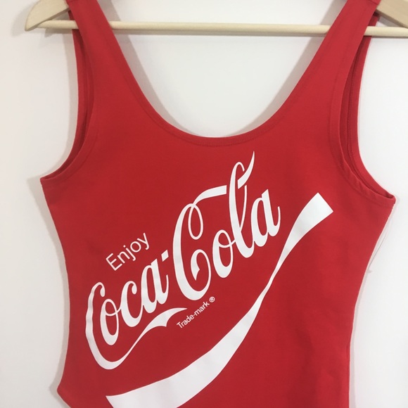 Coca Cola red enjoy Coca Cola logo bodysuit - Picture 2 of 8